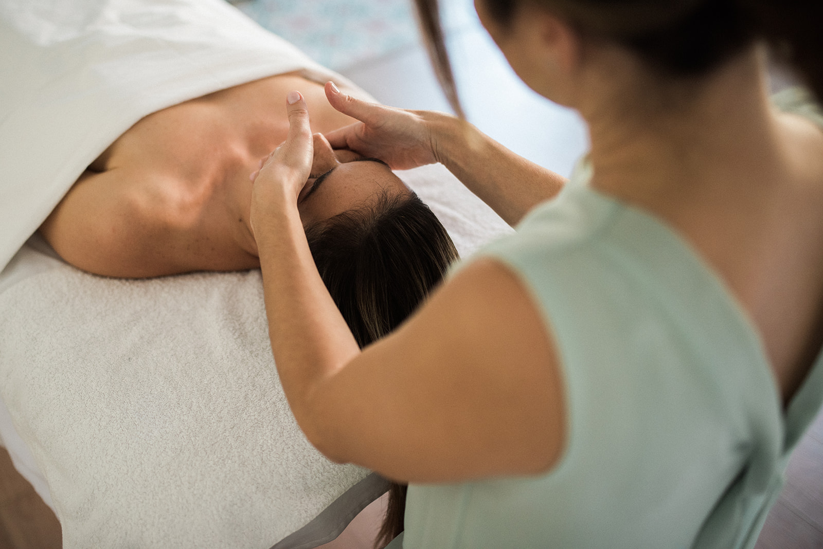 Tratamiento Facial Drenaje linfático manual Sílvia Alfaras Facialista & Reflexóloga